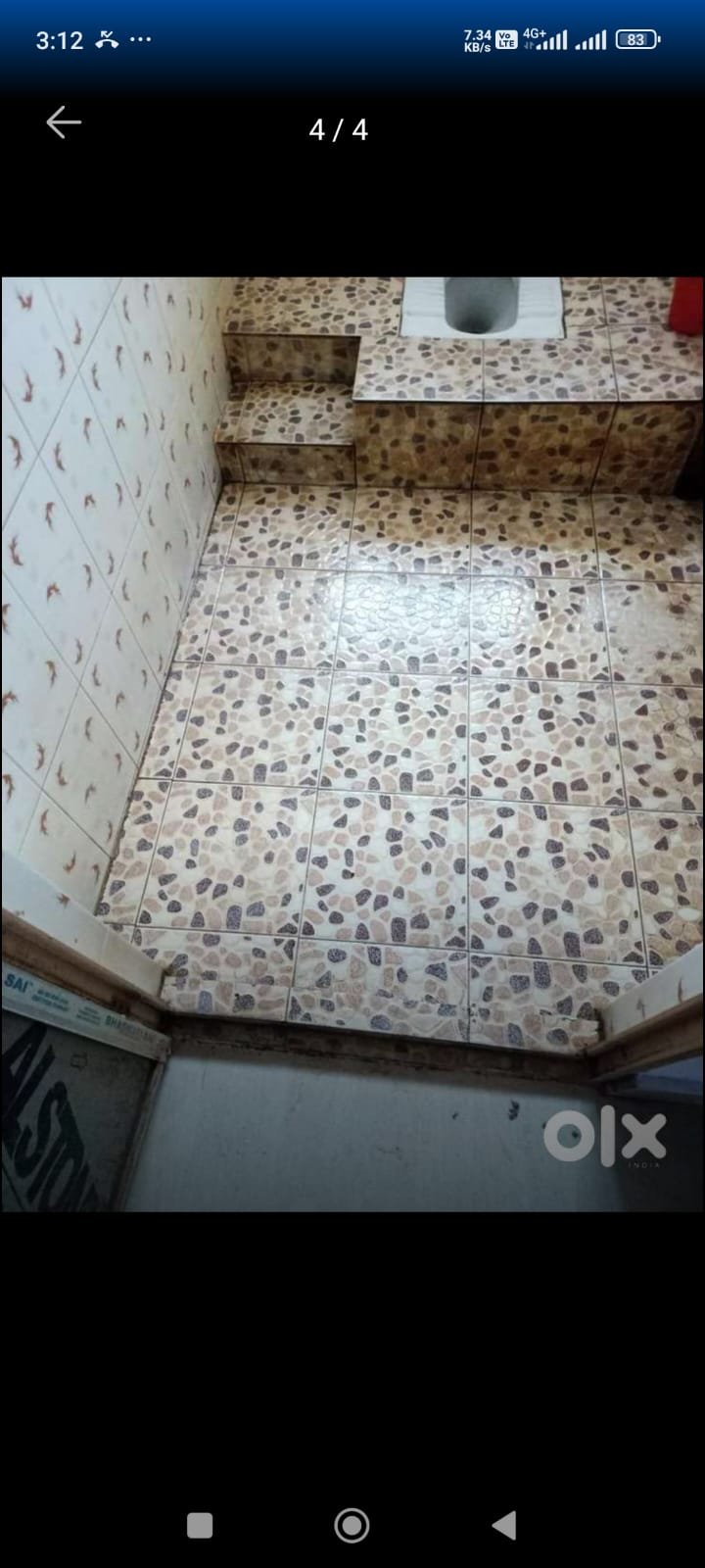 3bhk house rent. Attached kitchen bathroom. Car parking available