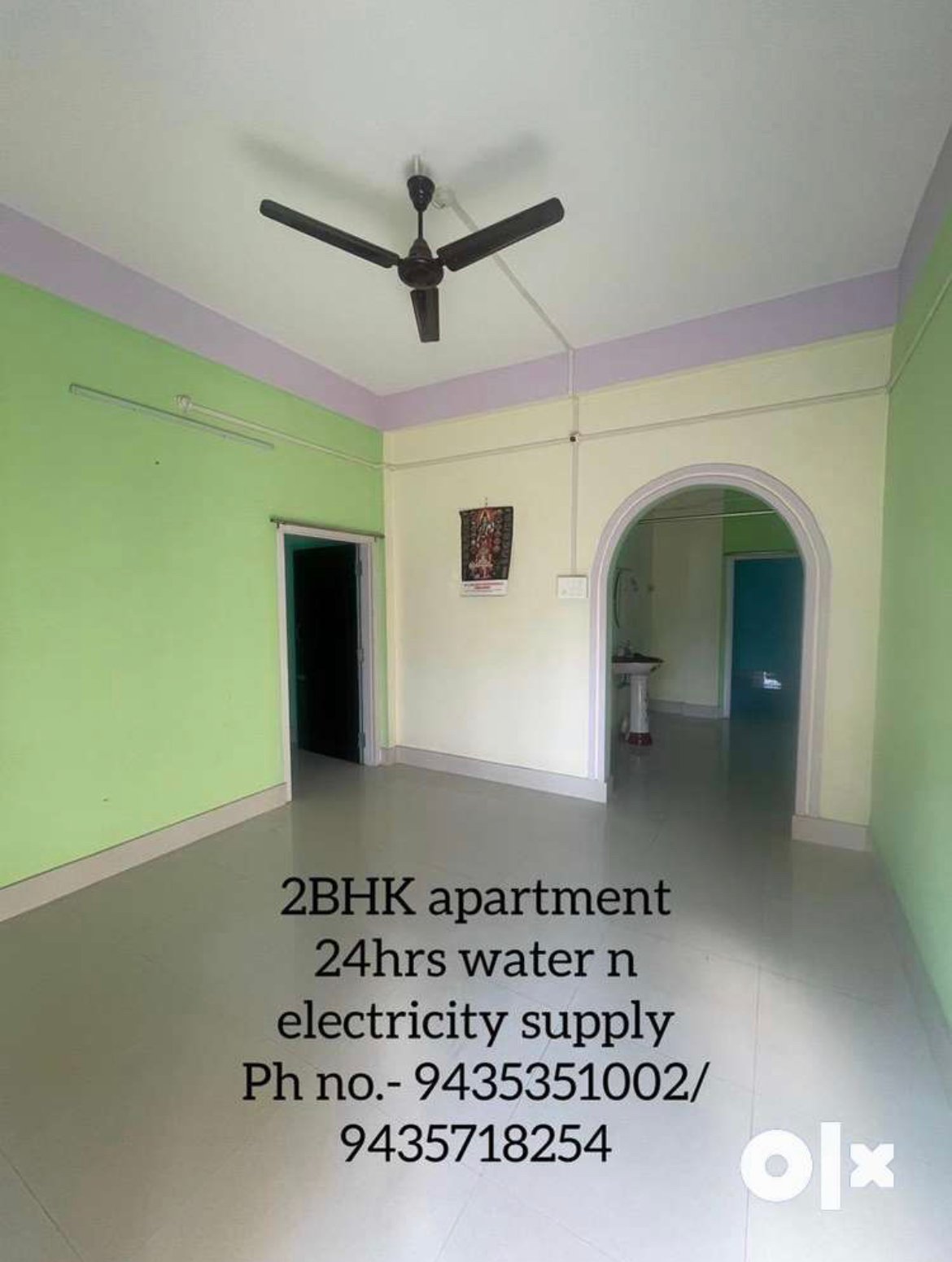 Spacious 2bhk apartment with homely and secured environment