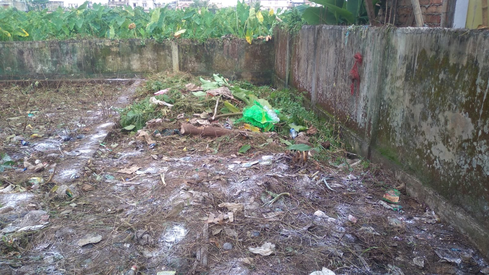 For sale a 2 katha plot at Silchar Kanakpur Part 2 with Boundary wall,Gate and Ground + 2 Foundation.