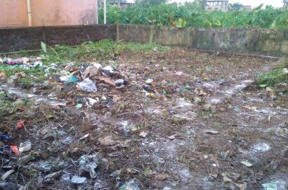 For sale a 2 katha plot at Silchar Kanakpur Part 2 with Boundary wall,Gate and Ground + 2 Foundation.