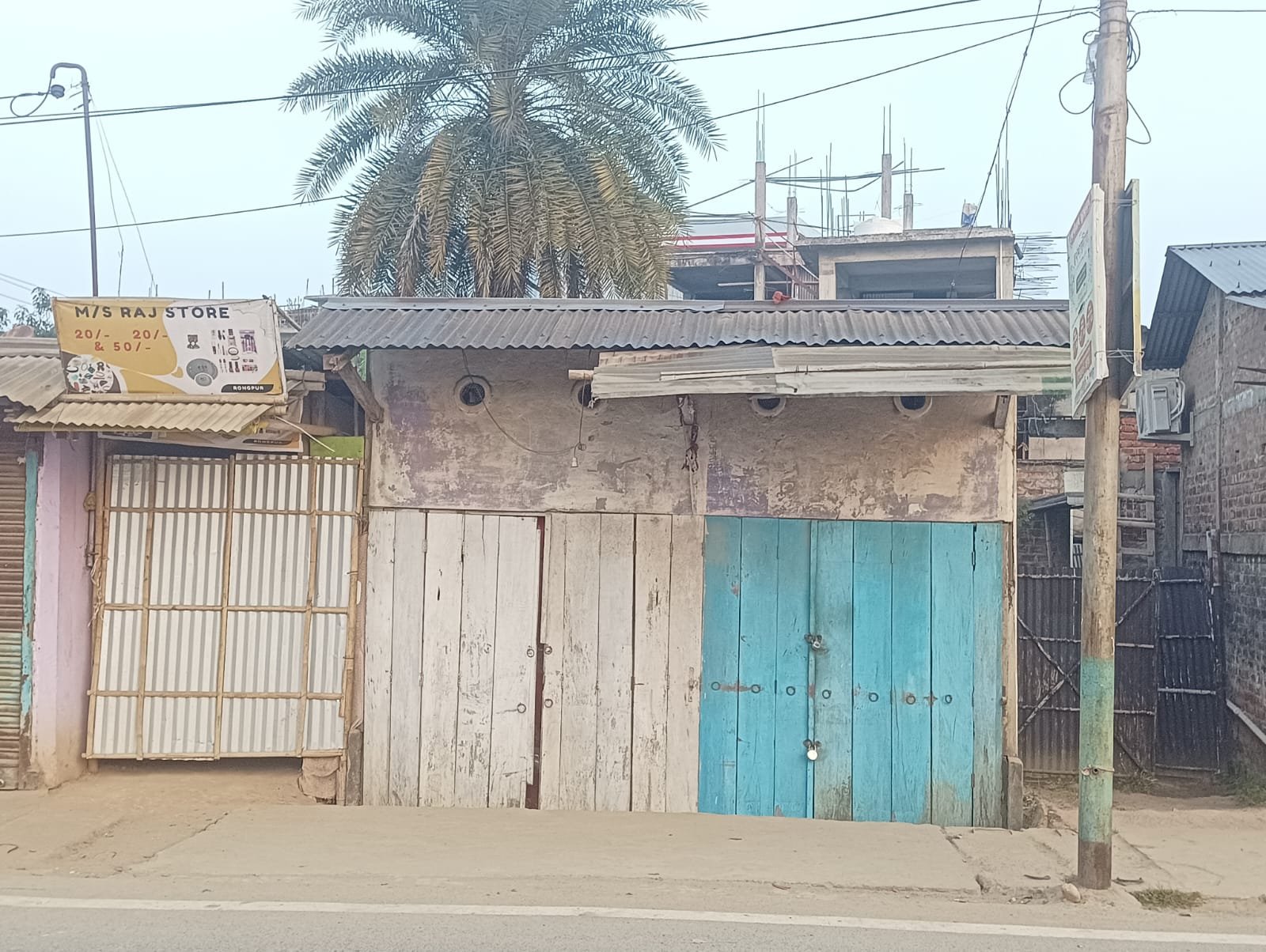 1.70 katha residential/commercial property for sale. Main road side, Rongpur, Silchar.